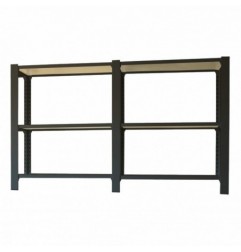 PACK OFFICLICK 3/400 WOOD I+A ANTRACITA/BLANCO