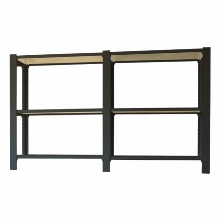 PACK OFFICLICK 3/400 WOOD I+A ANTRACITA/BLANCO