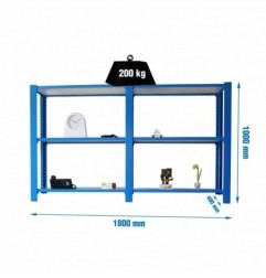 PACK OFFICLICK 3/400 WOOD I+A AZUL/BLANCO