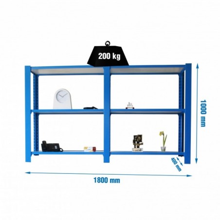 PACK OFFICLICK 3/400 WOOD I+A AZUL/BLANCO