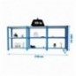 PACK OFFICLICK 3/400 WOOD I+A+A AZUL/BLANCO