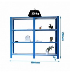 PACK OFFICLICK 4/300 METAL I+A AZUL/BLANCO