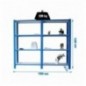PACK OFFICLICK 4/300 METAL I+A AZUL/BLANCO