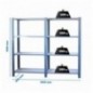PACK OFFICLICK 4/300 METAL I+A OSCURO/BLANCO
