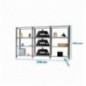 PACK OFFICLICK 4/300 METAL I+A+A ANTRACITA/BLANCO
