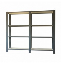 PACK OFFICLICK 4/300 WOOD I+A ANTRACITA/BLANCO