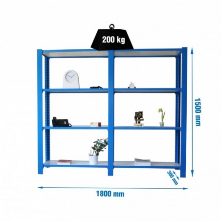 PACK OFFICLICK 4/300 WOOD I+A AZUL/BLANCO
