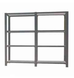 PACK OFFICLICK 4/400 METAL I+A ANTRACITA/BLANCO