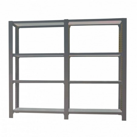 PACK OFFICLICK 4/400 METAL I+A ANTRACITA/BLANCO