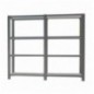 PACK OFFICLICK 4/400 METAL I+A ANTRACITA/BLANCO