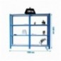 PACK OFFICLICK 4/400 METAL I+A AZUL/BLANCO