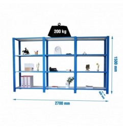PACK OFFICLICK 4/400 WOOD I+A+A AZUL/BLANCO