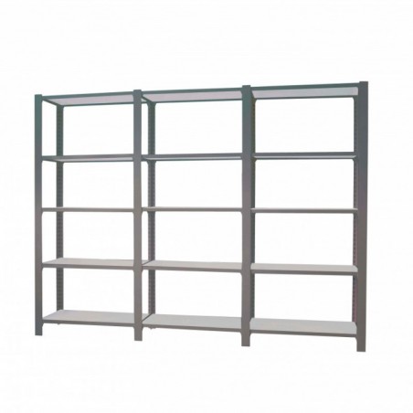 PACK OFFICLICK 5/300 METAL I+A+A ANTRACITA/BLANCO