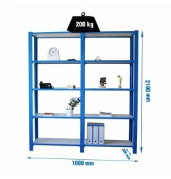 PACK OFFICLICK 5/300 WOOD I+A AZUL/BLANCO