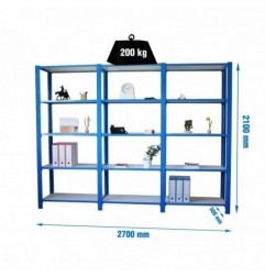 PACK OFFICLICK 5/300 WOOD I+A+A AZUL/BLANCO