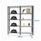 PACK OFFICLICK 5/400 METAL I+A ANTRACITA/BLANCO