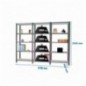 PACK OFFICLICK 5/400 METAL I+A+A ANTRACITA/GALVA