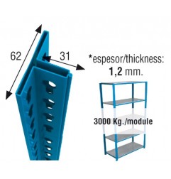 PERFIL OFFICLICK 1500 AZUL