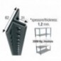 PERFIL OFFICLICK 2100 GRIS