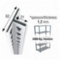 PERFIL OFFICLICK 2500 BLANCO