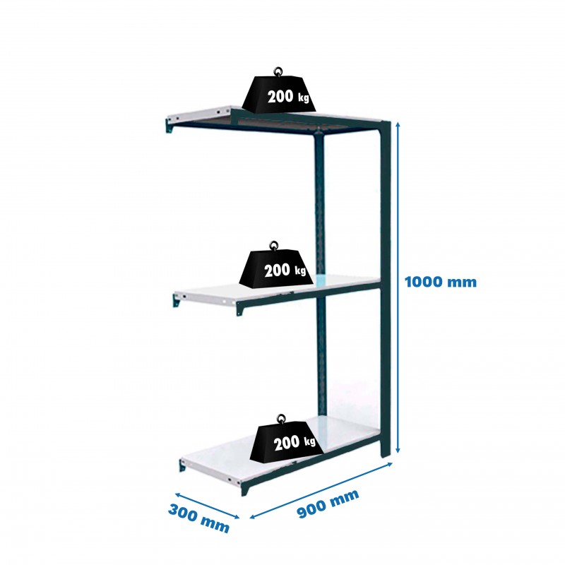 OFFICLICK 3/300 METAL A.M. ANTRACITA/BLANCO