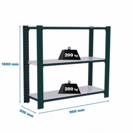 OFFICLICK 3/300 METAL I.M. ANTRACITA/BLANCO