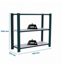 OFFICLICK 3/400 METAL I.M. ANTRACITA/BLANCO