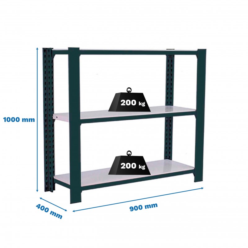 OFFICLICK 3/400 METAL I.M. ANTRACITA/BLANCO