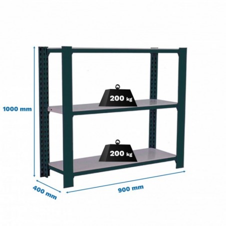 OFFICLICK 3/400 METAL I.M. ANTRACITA/GALVA