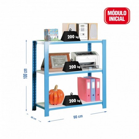 OFFICLICK 3/400 METAL I.M. AZUL/BLANCO