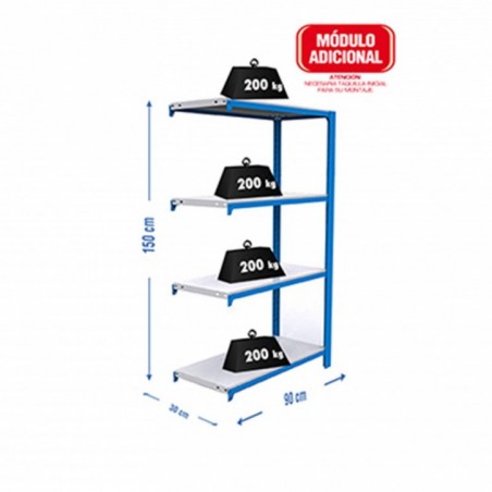 OFFICLICK 4/300 METAL A.M. AZUL/BLANCO