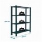 OFFICLICK 4/300 METAL I.M. ANTRACITA/ANTRACITA