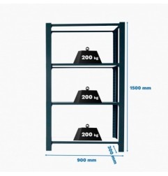 OFFICLICK 4/300 METAL I.M. ANTRACITA/BLANCO