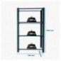 OFFICLICK 4/300 METAL I.M. ANTRACITA/BLANCO