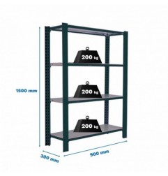 OFFICLICK 4/300 METAL I.M. ANTRACITA/GALVA