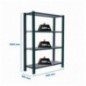 OFFICLICK 4/300 METAL I.M. ANTRACITA/GALVA