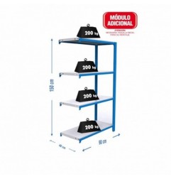 OFFICLICK 4/400 METAL A.M. AZUL/BLANCO