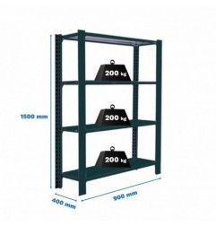 OFFICLICK 4/400 METAL I.M. ANTRACITA/ANTRACITA