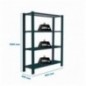 OFFICLICK 4/400 METAL I.M. ANTRACITA/ANTRACITA
