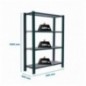 OFFICLICK 4/400 METAL I.M. ANTRACITA/GALVA