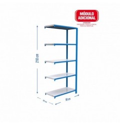 OFFICLICK 5/300 METAL A.M. AZUL/BLANCO