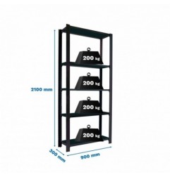 OFFICLICK 5/300 METAL I.M. ANTRACITA/ANTRACITA
