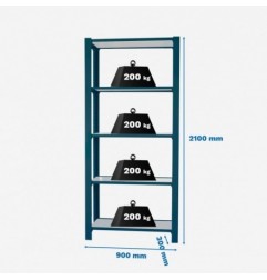 OFFICLICK 5/300 METAL I.M. ANTRACITA/BLANCO