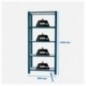 OFFICLICK 5/300 METAL I.M. ANTRACITA/BLANCO