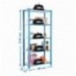 OFFICLICK 5/300 METAL I.M. AZUL/BLANCO