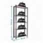 OFFICLICK 5/300 METAL I.M. GRIS/BLANCO