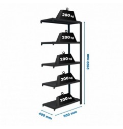 OFFICLICK 5/400 METAL A.M. ANTRACITA/ANTRACITA