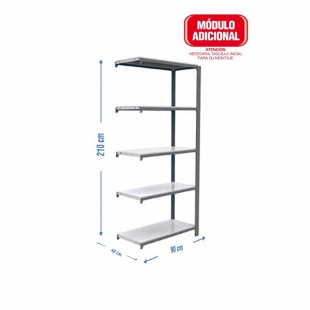 OFFICLICK 5/400 METAL A.M. GRIS/BLANCO