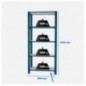 OFFICLICK 5/400 METAL I.M. ANTRACITA/BLANCO