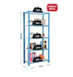 OFFICLICK 5/400 METAL I.M. AZUL/BLANCO